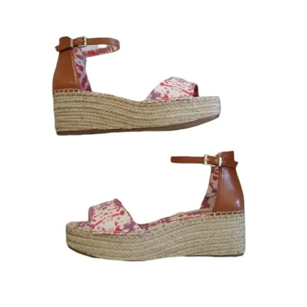 Kelly & Katie  size 8.5 espadrille tie dye sandal new in box strap